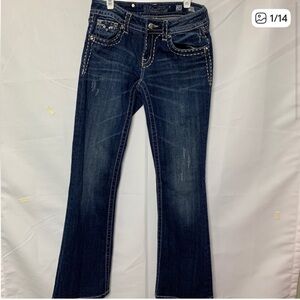 MISS ME Distressed Jeans Style# JW5161B2R Bootcut